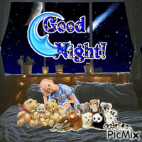 Good night animovaný GIF