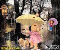 Jour de pluie - 無料のアニメーション GIF