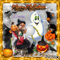 Pour toi Linda Joyeux Halloween 👻👻👻 Animated GIF