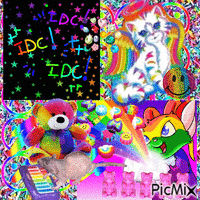 kidcore collage GIF animé