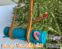 Feliz Navidad12 - Бесплатный анимированный гифка
