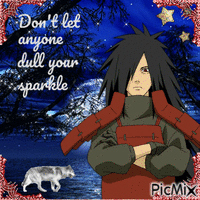 madara won’t let you dull your sparkle アニメーションGIF