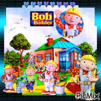 Bob le bricoleur... 🚜🏠🚙 animovaný GIF