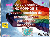 L'Homophobie GIF animado