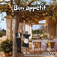Bon appétit animēts GIF