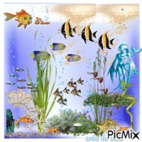 aquarium анимиран GIF