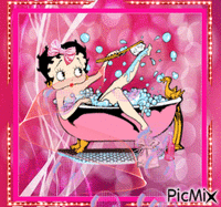 PINK & BUBBLES - Free animated GIF