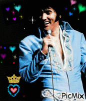 ❤ Elvis Presley ❤ - Ilmainen animoitu GIF