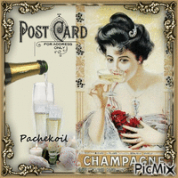 Champagne - Free animated GIF