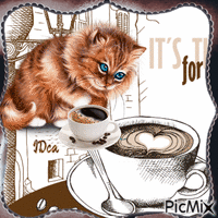 Time for coffee 动画 GIF