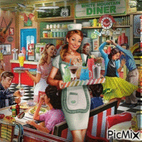 American Diner - Besplatni animirani GIF