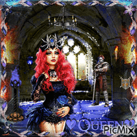 Medieval Queen Animated GIF