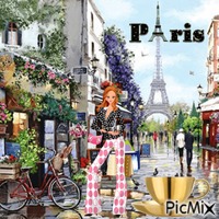 Shopping In Paris animoitu GIF