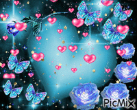 cuore azzurro geanimeerde GIF