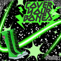 CoverYourBones - Green animowany gif