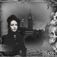gothic London.. - GIF animado grátis