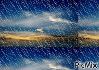 la pluie - Ilmainen animoitu GIF