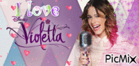 i love violetta - 無料のアニメーション GIF