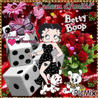* Betty Boop,  et  coquette * animált GIF