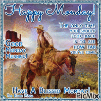 The Horse Mafia Happy Monday - Free animated GIF