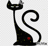 Кошка - Бесплатный анимированный гифка