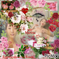 * Mignonne, allons voir si la rose - Pierre de Ronsard * 1524-1585 * анимиран GIF