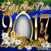 Feliz Ano Novo - Ingyenes animált GIF