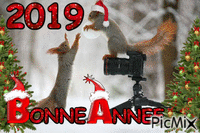 BONNE ANN2E - GIF animado grátis