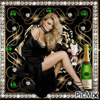 champagne... - Free animated GIF