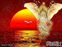 Sunrise Angel animirani GIF