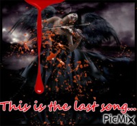 The last song. - GIF animado grátis