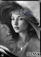 Mujer bella - Zdarma animovaný GIF