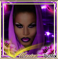 Woman Purple