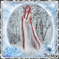 Reine de l'hiver - Bezmaksas animēts GIF