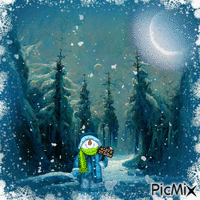 Snow Day - GIF animate gratis