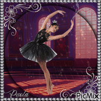 Ballet dancer - GIF animado grátis