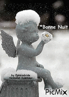 Ange et neige Engel and snow - Nemokamas animacinis gif