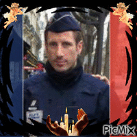 deuil policier Animated GIF