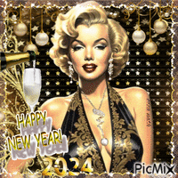 Bonne Année 2024 - GIF animado gratis