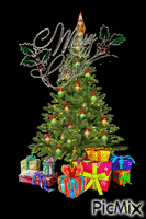 christmas tree GIF animé