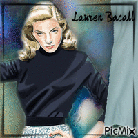 Lauren Bacall,Art GIF animé