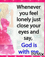 God is with me - Gratis animeret GIF