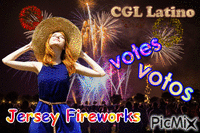 jersey fireworks animovaný GIF