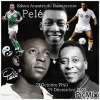 RIP Pelé - Bezmaksas animēts GIF
