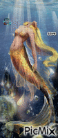 mermaid animuotas GIF
