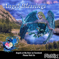 Blue Angel - GIF animé gratuit