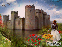 Замок.Сказка. animovaný GIF