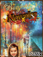 November - Nemokamas animacinis gif