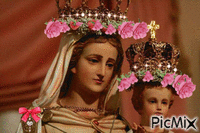 JESUS AND MARY GIF animata