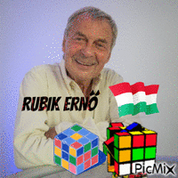 Rubik Ernő - GIF animé gratuit